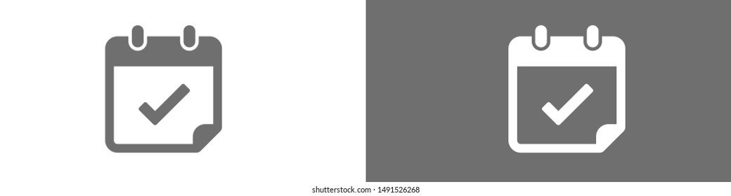 Calendar vector icon. Web design icon. Calendar on the wall. Flat calendar icon. Vector icon EPS 10