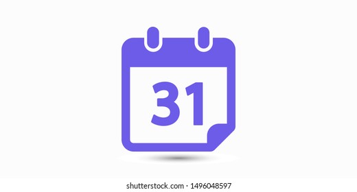 Calendar vector icon. Web design icon. Calendar on the wall. Flat calendar icon. Vector icon EPS 10