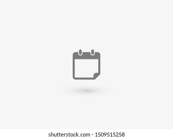 Calendar vector icon. Web design icon. Calendar on the wall. Flat calendar icon. Vector icon EPS 10