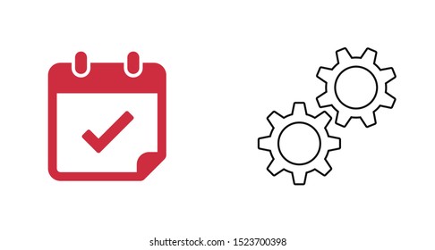 Calendar vector icon. Web design icon. Calendar on the wall. Flat calendar icon. Vector icon EPS 10