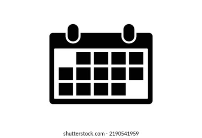 Calendar vector icon. Web design icon. Calendar on the wall. Flat calendar icon. Vector icon EPS 10