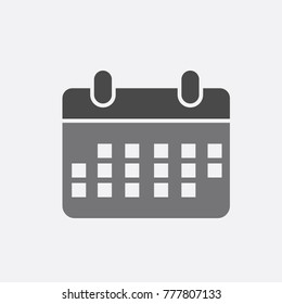 Calendar vector icon for websites and blogs