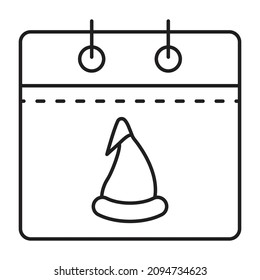 Icono de vector de calendario que puede modificar o editar fácilmente 

