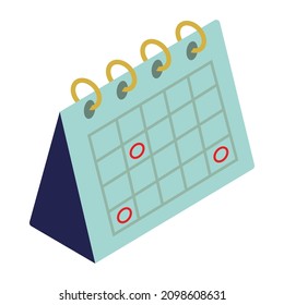 Icono de vector de calendario que puede modificar o editar fácilmente 