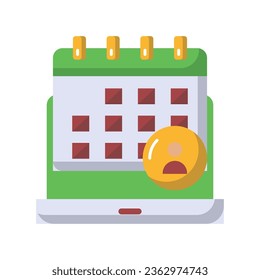 Calendar vector icon which can easily modify or edit

