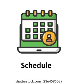 Calendar vector icon which can easily modify or edit


