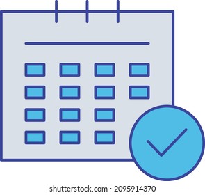 Calendar Vector icon which is suitable for commercial work

