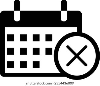 Calendar vector icons. Set of calendar symbols