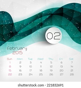 Calendar.  Vector illustration.  