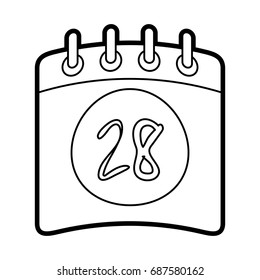 calendar vector illustration