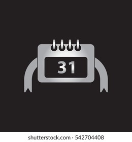 calendar Vector illustration christmas calendar 31st of december