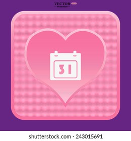 Calendar, vector illustration, EPS 10