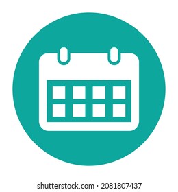 ilustración de vector de calendario, icono de calendario