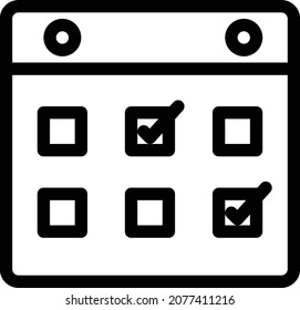 calendar vector illustration isolated on a transparent background . colour vector icons for concept or web graphics.