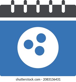 calendar vector illustration isolated on a transparent background . glyph vector icons for concept or web graphics.