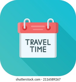 ilustración de vector de calendario en un fondo transparente.Símbolos de calidad premium.Icono plano de línea vector para el diseño de concepto y gráfico.
