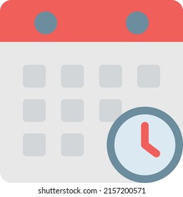 calendar Vector illustration on a transparent background. Premium quality symmbols. Line Color vector icons for concept and graphic design. 
