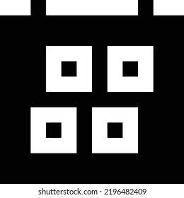 Calendar Vektorgrafik auf transparentem Hintergrund.Symbole in Premium-Qualität.Glyphen Vektorsymbol für Konzept und Grafikdesign.