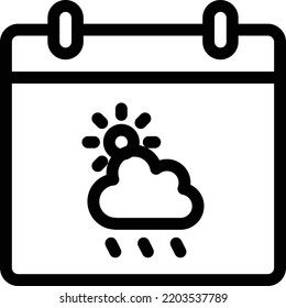 calendar Vector illustration on a transparent background. Premium quality symmbols. Thin line vector icons for concept and graphic design. 
