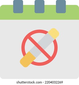 ilustración del vector de calendario en un fondo transparente. Símbolos de calidad superior. Iconos vectoriales de color de línea para el concepto y el diseño gráfico. 
