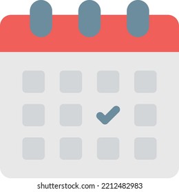 calendar Vector illustration on a transparent background. Premium quality symmbols. Line Color vector icons for concept and graphic design. 
