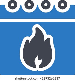 Vektorgrafik im Kalender auf transparentem Hintergrund. Hochwertige Symbole. Glyphen Vektorsymbole für Konzept und Grafikdesign.