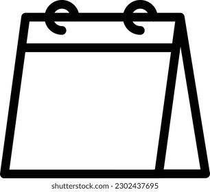 ilustración del vector de calendario en un fondo transparente. Símbolos de calidad superior. Iconos vectoriales de línea delgada para el diseño de conceptos y gráficos. 
