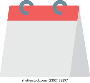 ilustración del vector de calendario en un fondo transparente. Símbolos de calidad superior. Iconos vectoriales de color de línea para el concepto y el diseño gráfico. 
