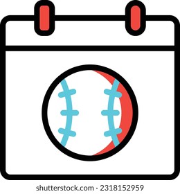 ilustración del vector de calendario en un fondo transparente. Símbolos de calidad superior. Iconos vectoriales de color de línea para el concepto y el diseño gráfico.