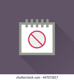 Calendar vector illustrator & conceptual icon