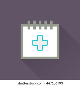 Calendar vector illustrator & conceptual icon