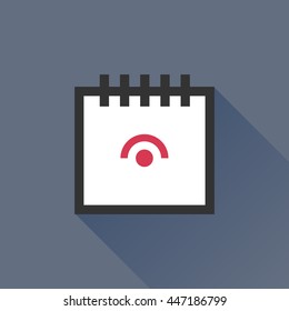 Calendar vector illustrator & conceptual icon