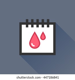 Calendar vector illustrator & conceptual icon
