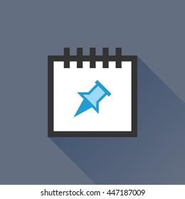 Calendar vector illustrator & conceptual icon