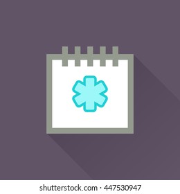 Calendar vector illustrator & conceptual icon