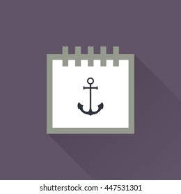 Calendar vector illustrator & conceptual icon