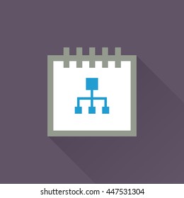 Calendar vector illustrator & conceptual icon