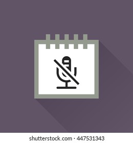 Calendar vector illustrator & conceptual icon