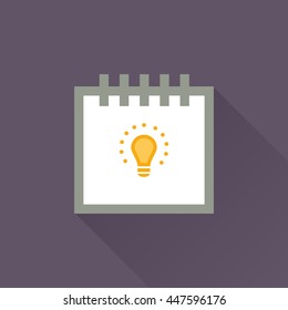 Calendar vector illustrator & conceptual icon