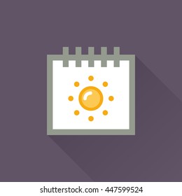 Calendar vector illustrator & conceptual icon