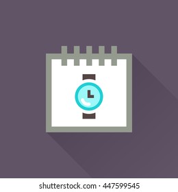 Calendar vector illustrator & conceptual icon