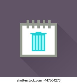 Calendar vector illustrator & conceptual icon