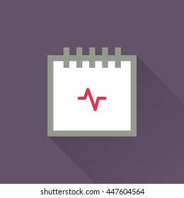Calendar vector illustrator & conceptual icon