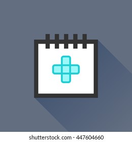 Calendar vector illustrator & conceptual icon