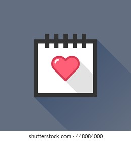 Calendar vector illustrator & conceptual icon