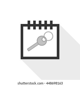 Calendar vector illustrator & conceptual icon
