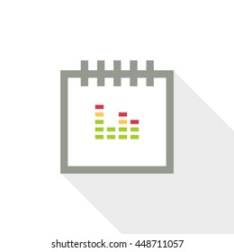 Calendar vector illustrator & conceptual icon