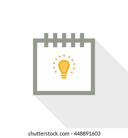 Calendar vector illustrator & conceptual icon