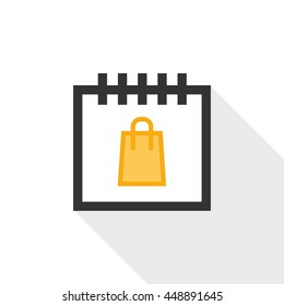 Calendar vector illustrator & conceptual icon