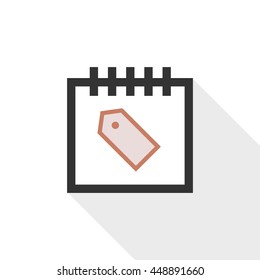 Calendar vector illustrator & conceptual icon